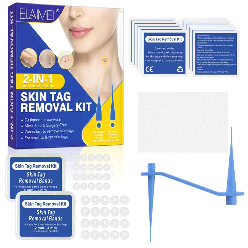 KozoMart™ 2-in-1 Skin Tag Remover Kit