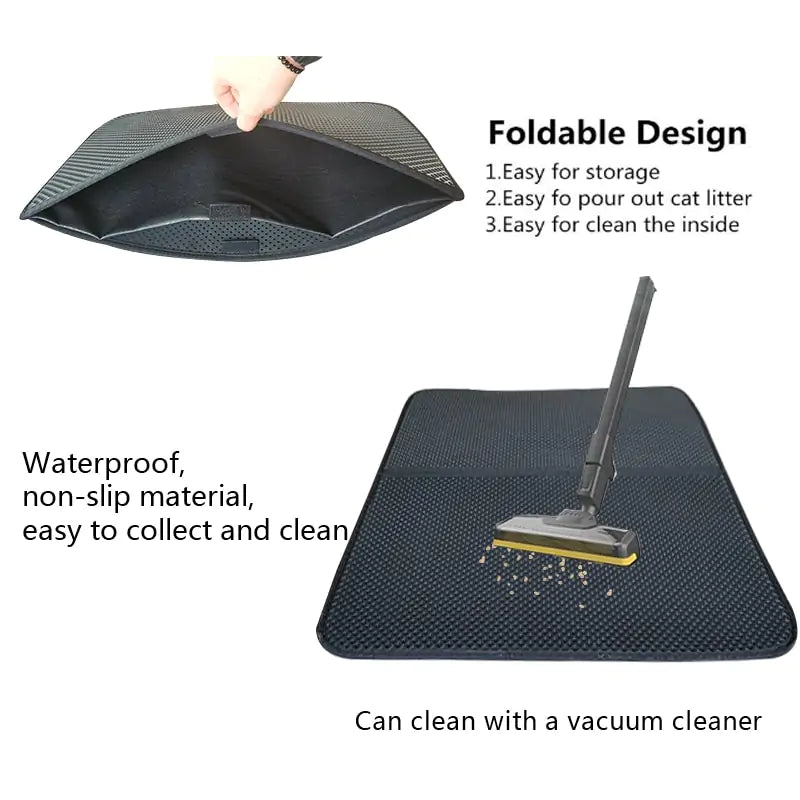 KozoMart™ Waterproof and Non-slip Cat Litter Mat